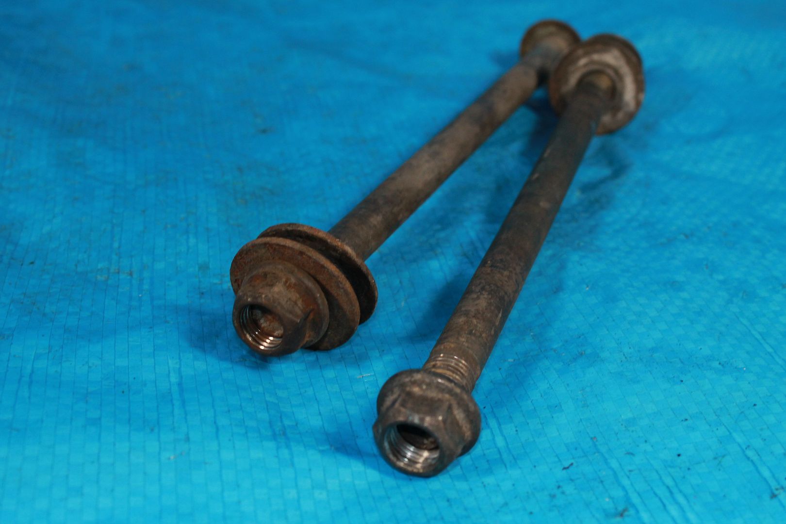 0407 SUBARU WRX STI FACTORY OEM REAR LATERAL LINK BOLTS SET PAIR LH RH